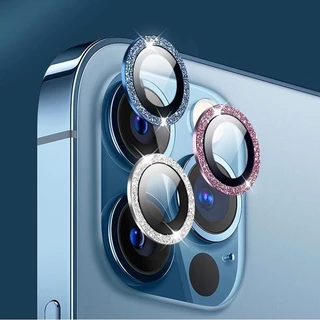 Kính cường lực iphone viền kim tuyến bảo vệ mắt Camera 6/6plus/6s/7/7plus/8/8plus/plus/x/xr/xs/11/12/pro/max/Miin