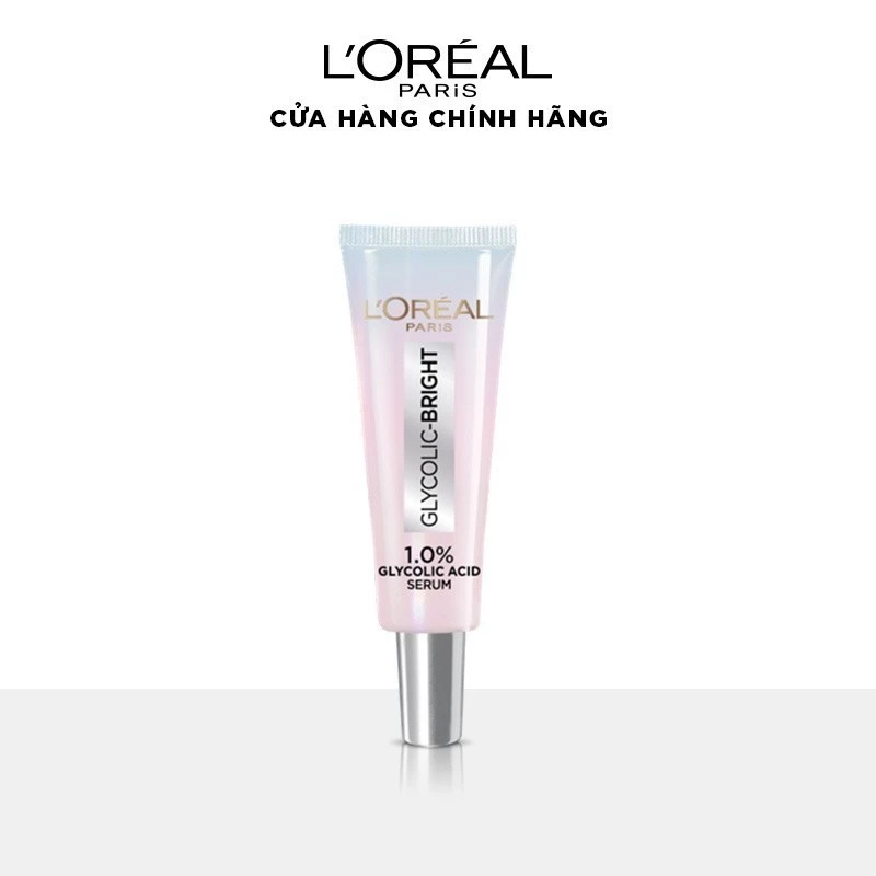 [Quà tặng không bán] Dưỡng chất sáng da tức thì L'Oreal Paris Glycolic Bright1.0% Glycolic Acid (AHA) 7.5ml