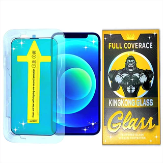 Kính Cường Lực Iphone Chống Nhìn Trộm Kingkong Khung Tự Dán Full Màn ip 7plus 8plus xsmax 11 12 13 14 pro max