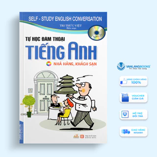 Sách - Tự Học Đàm Thoại Tiếng Anh - Nhà Hàng, Khách Sạn (Kèm Cd) - VLB