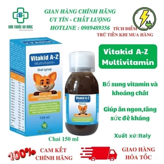 VITAKID A-Z Multivitamin  Bổ Sung Vitamin Và Khoáng Chất Giúp Bé Ăn Ngon,Tăng Sức Đề Kháng - HN