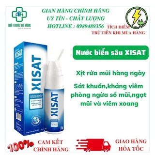 Xịt Rửa Mũi XISAT Hằng Ngày Phòng Ngừa Sổ Mũi,Ngạt Mũi Và Viêm Xoang - HN