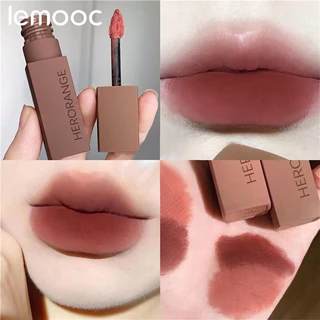 Son Kem Lì Herorange Màu Nhung Sương Mềm Mịn Lâu Trôi Mềm Môi Herorange Matte Lip Color son môi