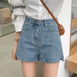 Quần Short Jeans Nữ , Quần Đùi Nữ Xẻ Gấu Màu Xanh Chất Liệu Bền Đẹp Phong Cách Giản Dị L006