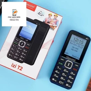 (Chuẩn sóng 4G) Điện thoại Masstel izi T2 máy chuẩn chính hãng 2 sim 2 sóng. BẢO HÀNH 12 THÁNG. 1 ĐỔI 1 TRONG 3 THÁNG