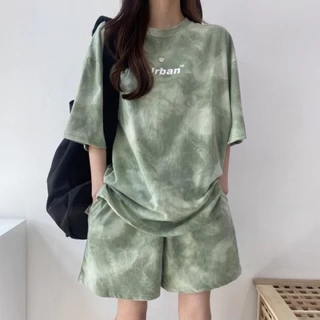 Bộ Đồ Nữ Thể Thao, Chất Liệu Cotton Co Giãn 4 Chiều, Thoải Mái Khi Vận Động Phong Cách Hàn Quốc