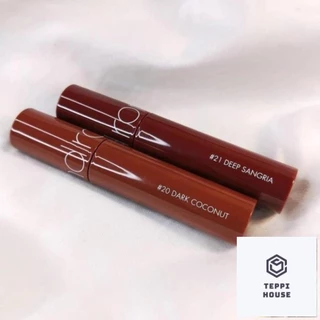 Son Romand bóng màu 21 đỏ mận (Romand Juicy Lasting Tint 21)