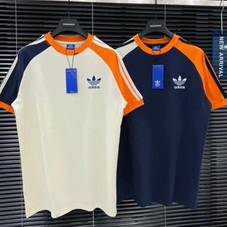 Áo Phông Nam Nữ Adidas Thêu Logo 3 Sọc Tay 2 Màu - Áo Thun Nam Nữ Premium Cotton Thoáng Mát Siêu Trẻ Trung Mẫu Mới- A5