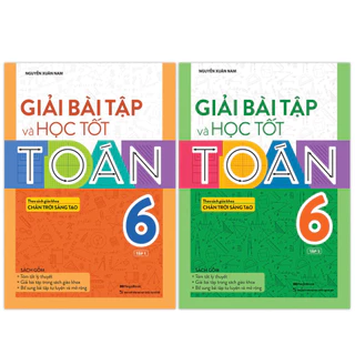 Sách Combo Giải bài tập và học tốt Toán lớp 6 (theo sách giáo khoa Chân trời sáng tạo) - MGB