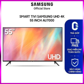 Smart TV Samsung UHD 4K 55 inch UA55AU7002KXXV - lễ hội sale