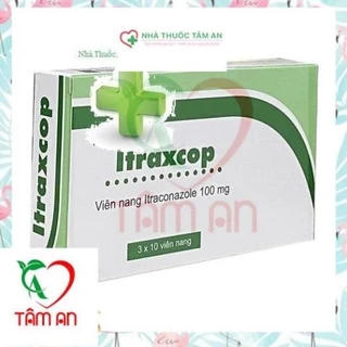 Itraxcop hộp 30 viên .