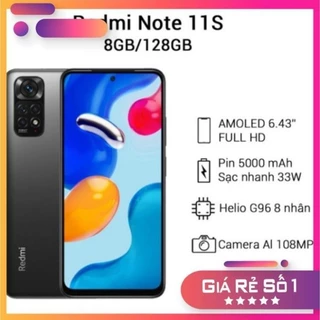 Điện Thoại Redmi Note 11S 8GB/128GB 6.43'' Full HD  - Hàng chính hãng nguyên seal