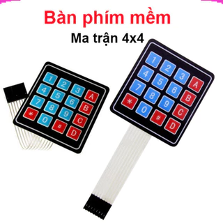 Bàn phím mềm ma trận 4x4 ||