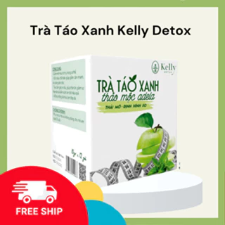 Trà Táo xanh adela detox TẶNG KÈM 12 GÓI DETOX giảm mỡ lấy lại vóc dáng CHÍNH HÃNG Kiểm Soát Cân Nặng TRONG 12 NGÀY