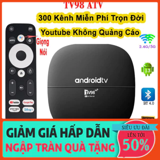 Android TV Box TV98 Giọng Nói + 300 Kênh Miễn Phí Tiếng Việt Hát Karaoke Xem Phim Xem Bóng Đá -  liên hệ shop