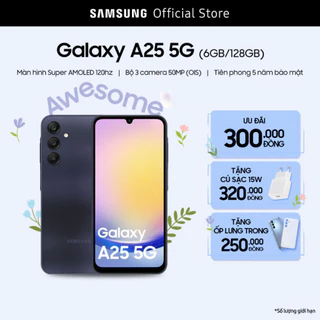 Điện thoại Samsung Galaxy A25 5G 6GB/128GB