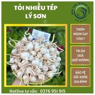 🔥Tỏi Tép Lý Sơn xinh loại 1🔥-  đã chọn lọc kỹ - Thương hiệu Đặc Sản Lý Sơn & Quảng Ngãi - Túi 1kg. .