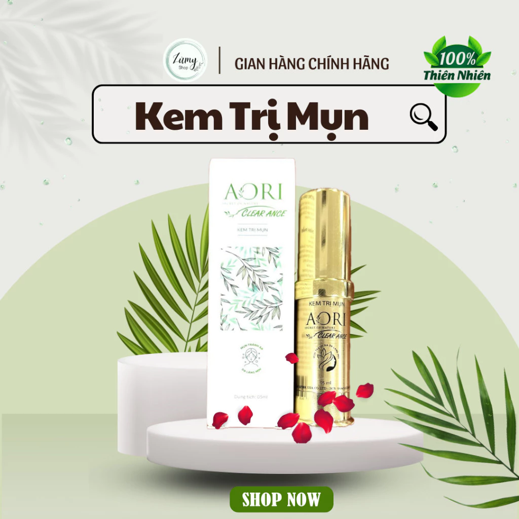 Kem chấm mụn Aori, trị mụn, giảm viêm, giảm thâm , mờ thâm