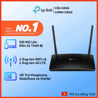 [Hỏa Tốc] Bộ Phát Wifi Di Động TP-Link TL-MR6400 4G LTE Chuẩn N 300Mbps - sale kịch sàn