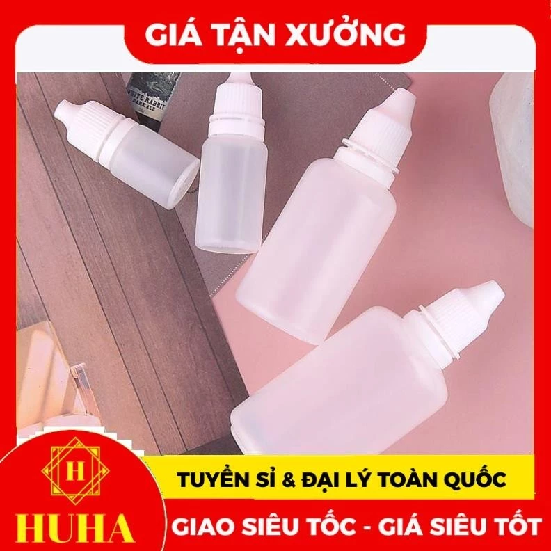 Lọ Nhựa ❤ Giá Tốt ❤ Vỏ Chai Lọ Nhựa Nhỏ Mắt 5ml,10ml,20ml,30ml,50ml Granty Chiết Mực , Mỹ Phẩm,  Phụ Kiện Du Lịch