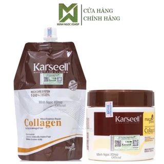 Kem Ủ Tóc Karseell Maca Power Collagen 500Ml Phục Hồi Hư Tổn Hấp Ủ Tóc Thẳng Mượt Bổ Sung Collagen n V