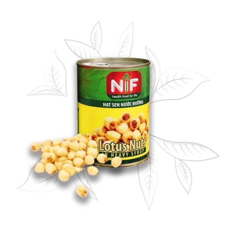 Hạt sen ngâm nước đường NIF chính hãng hộp 560g