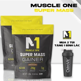 SỮA TĂNG CƠ TĂNG CÂN SUPER MASS GAINER 2.4KG ( MUA 2 TÚI + QUÀ TẶNG ), HỖ TRỢ TẬP LUYỆN, HÀNG CHÍNH HÃNG CÓ MÃ VẠCH - C2