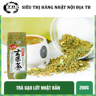 Trà xanh gạo lứt rang 200g - Hàng Nhật nội địa