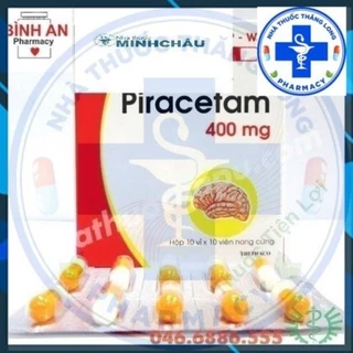 [ Chính Hãng] Piracetam 400mg hộp 100 viên TH   - Hàng sẵn