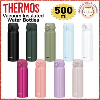 THERMOS Vacuum Insulated Water Bottle / 500ml / 210g / JNL-505 / available HOT or COLD drink / Easy to Open / Easy to Clean [ Direct From Japan ]