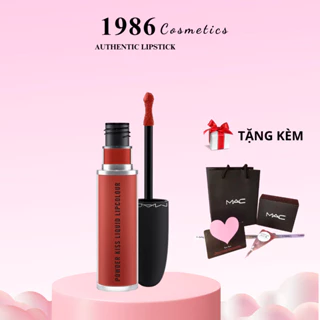 Son MAC Powder Kiss Liquid Lipcolour chính hãng , son Mac chính hãng lâu trôi Full size 5ml(màu mới về 973,974,975)