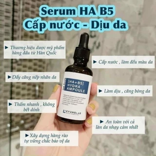 Serum HA B5 KyungLab dưỡng ẩm cấp ẩm phục hồi làm dịu da 50ml  Da mặt Da Khô