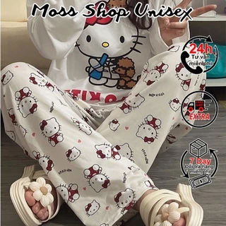 Quần dài nữ - Các mẫu quần dài siêu cute họa tiết hoạt hình đáng yêu MOSSHOP