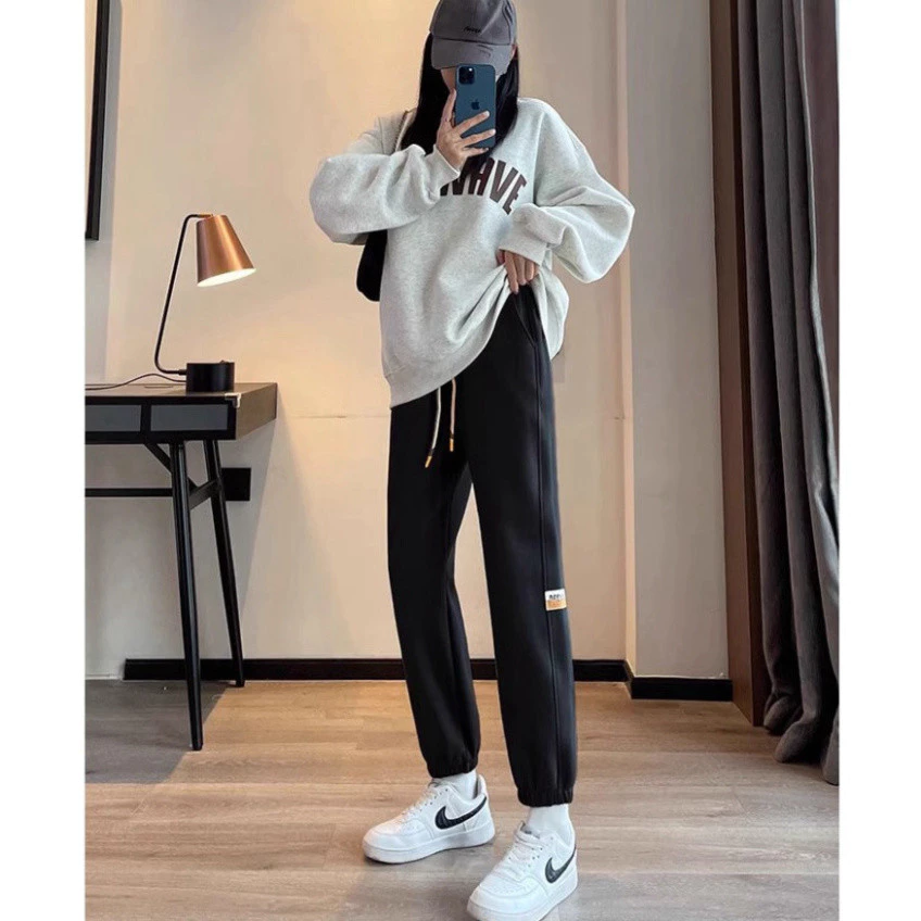 Quần jogger nam nữ DESIGN Chất Vải nỉ Nhung Tăm Dày Dặn Siêu Đẹp Unisex Ulzzang