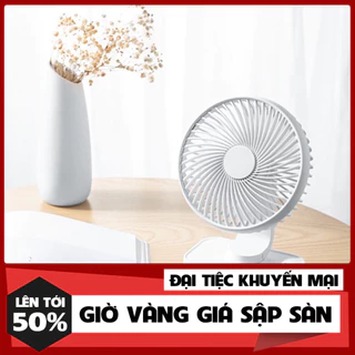 GIAO TOÀN QUỐC -  Quạt để bàn D606 tích điện | Pin 4000mAh, 4 tốc độ gió cao cấp - rẻ chính hãng