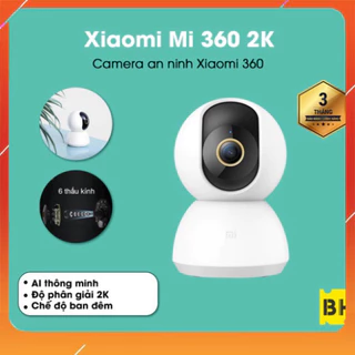 Camera giảm sát Xiaomi Mi home Security 360 độ 2K 1080P - BẢN NỘI ĐỊA hỗ trợ tiếng Việt - ngày hội siêu sale XẢ KHO GIÁ 