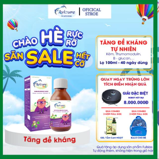 Avisure Muno tăng đề kháng tự nhiên cho bé Chai100ml - bổ sung kẽm lysin giúp bé ăn ngon