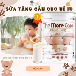 Sữa tăng cân The More Care Weight Gain 900g cho Trẻ từ 2 tuổi , Sữa bột cho người gầy