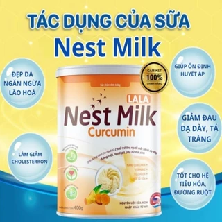 Sữa Nghệ Nest Milk Curcumin, Hết Đau Dạ Dày, Đại Tràng, Giúp đẹp da, Chống Lão Hóa