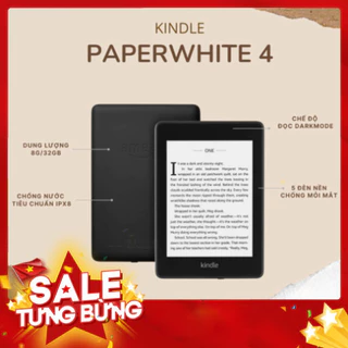 Máy đọc sách Kindle Paperwhite 4 (Tặng bao da + kho sách)