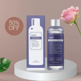 Nước Hoa Hồng TONER Dear Klairs  Không Mùi Dưỡng Ẩm Và Làm Mềm Da 180ml !