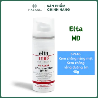 Kem chống nắng cực tím Elta MD Phổ rộng SPF46 Kem chống nắng mặt 48g Kem chống nắng dưỡng ẩm