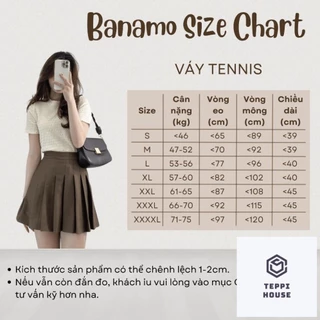 Chân váy xếp ly chất tuyết mưa form đẹp không xù lông chân váy tennis năng động thời trang Banamo Fashion 5314