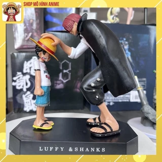 Mô Hình Luffy, Shanks Tóc Đỏ, Trong Truyện Đảo Hải Tặc One Piece, Mô Hình Cao 18cm, Tượng Figure - OnePiece