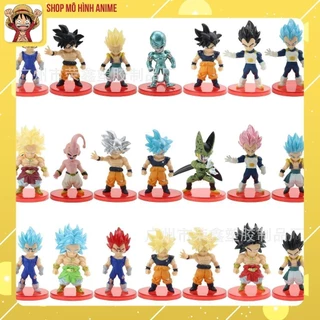 Mô Hình Dragon Ball, 21 Nhân Vật Trong Phim Truyện 7 Viên Ngọc Rồng, Tượng Cao 8cm, Decor Trang Trí, Bộ Sưu Tập Nhân Vật