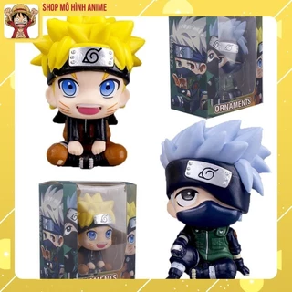 Mô Hình Naruto, Kakashi Ngồi Phiên Bản Lớn Cao 10cm, Màu Sơn Sắc Nét Cao Cấp, Full Box - Tượng Figure Anime