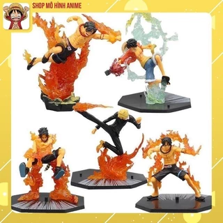 Mô Hình One Piece Đảo Hải Tặc Luffy, Zoro, Sanchi, Ace, Cao 18cm, Mô Hình Decor Trang Trí, Bộ Sưu Tập Nhân Vật