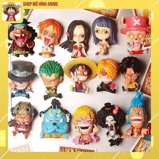 Mô Hình Nhân Vật One Piece, Truyện Tranh Đảo Hải Tặc, Luffy Mũ Rơm, Zoro, SanChi, Ace,...Cao 12,5cm - Tượng Figure