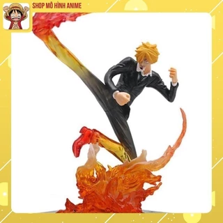 Mô hình One Piece - Băng Hải Tặc Mũ Rơm, Sanji Hắc Cước, Cao 18cm - Tượng Figure One Piece