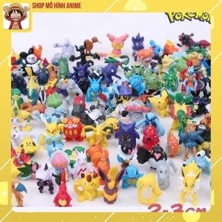 Mô Hình PokeMon, Bộ 144 Pokemon khác nhau, Ngâu Nhiên 1 Nhân Vật, Mô Hình Decor Trang Trí, Bộ Sưu Tập Nhân Vật